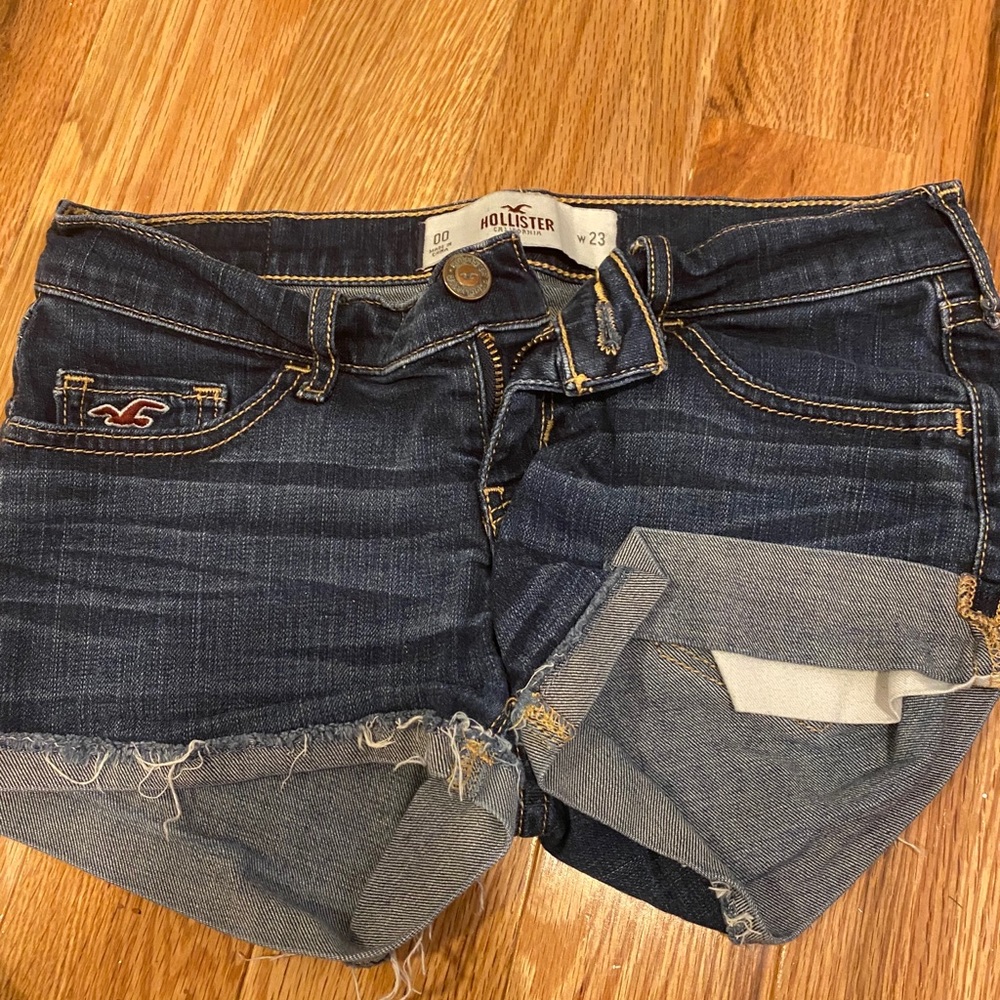 hollister jean shorts